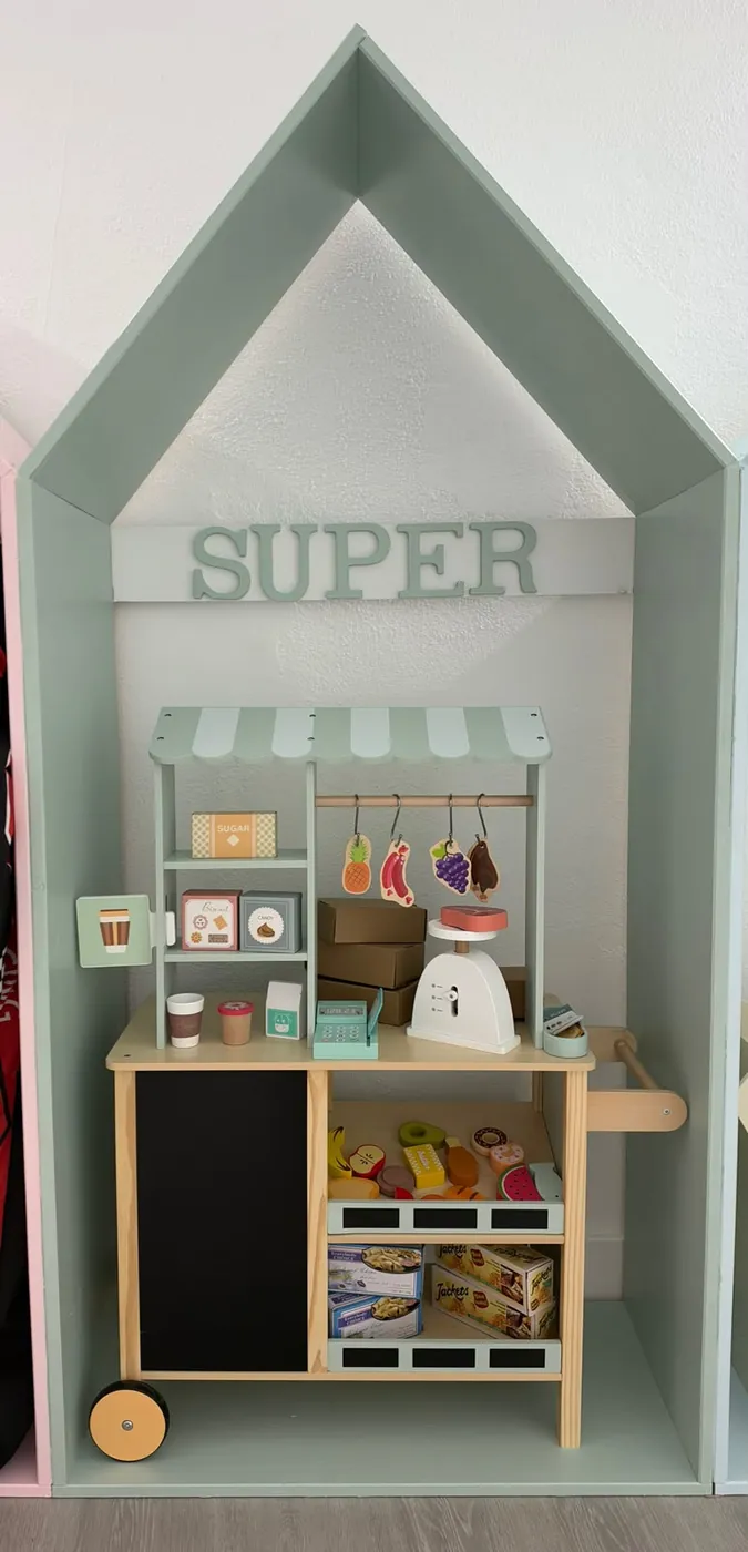Supermercado - rincón de juego simbólico